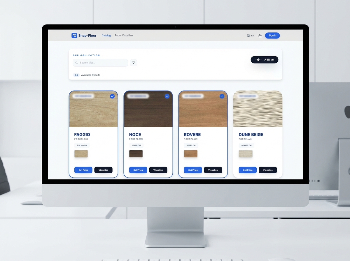 Browse European tile catalog